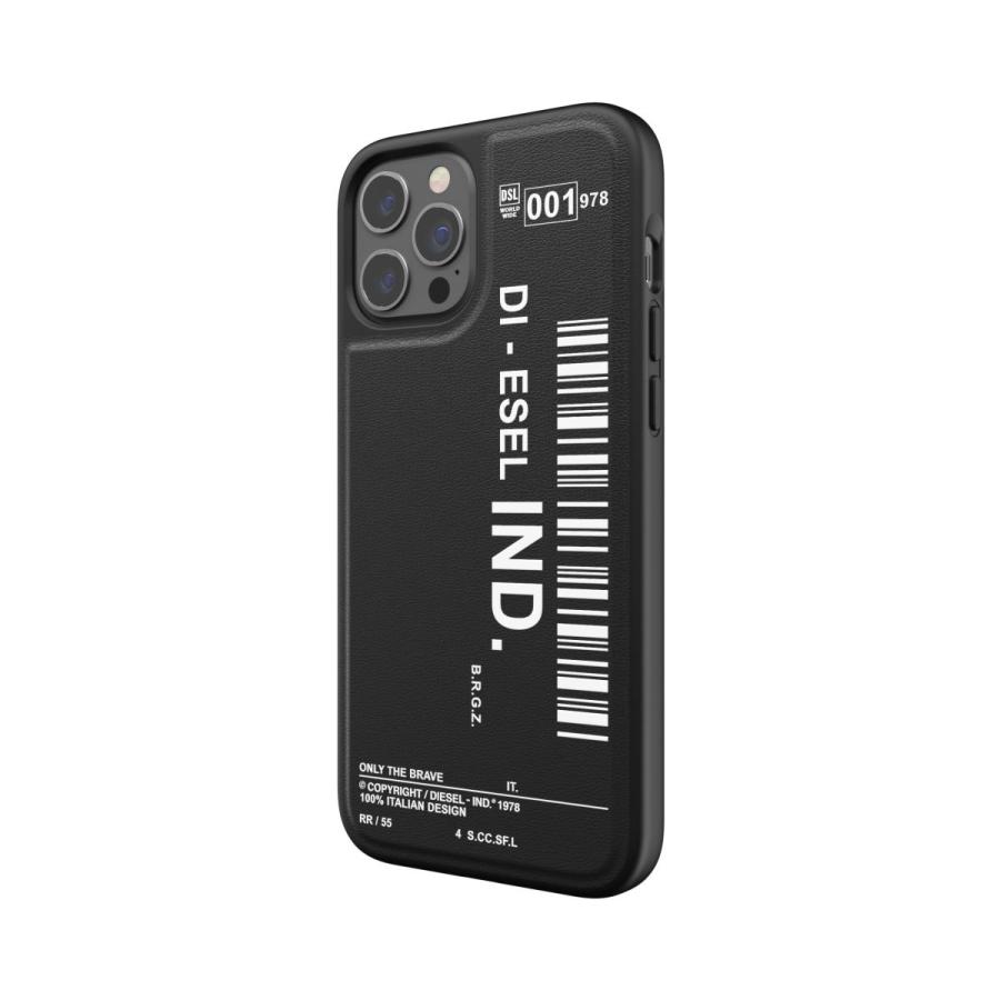 DIESEL ディーゼル iPhone 12 Pro Max ケース スマホケース アイフォン カバー 耐衝撃 TPU バーコード グラフィック ロゴ ブラック / ホワイト 黒 ブランド | DIESEL | 03