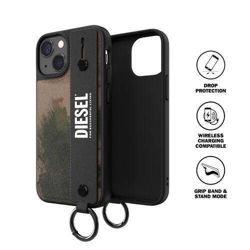 DIESEL CASSETIFY iPhoneケース ブラック DIESEL ディーゼル iPhone ケース ハンドストラップ ベルト
