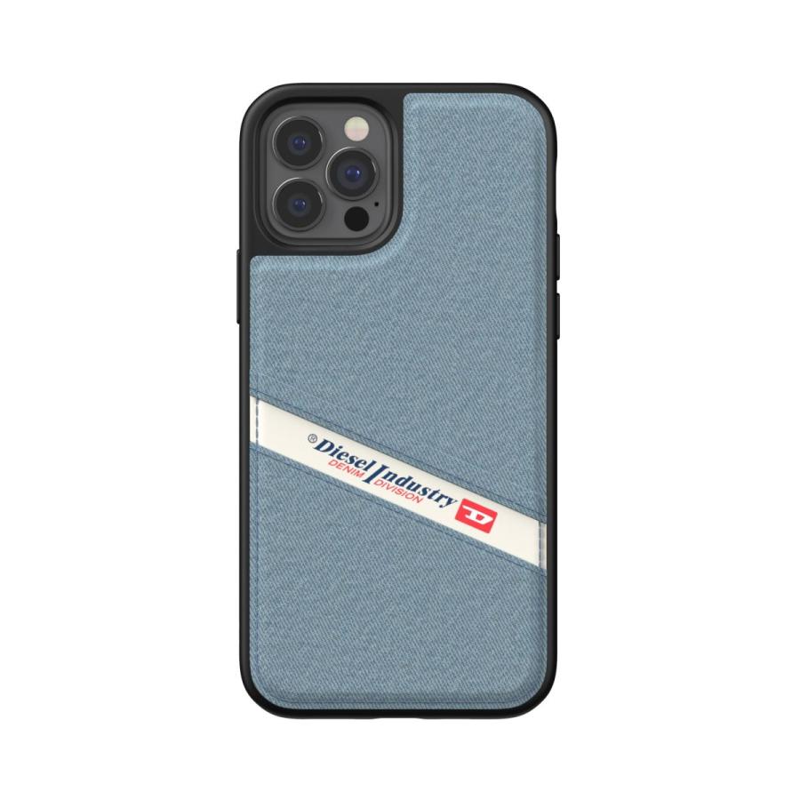 DIESEL ディーゼル iPhone12/12pro ケース スマホケース アイフォン カバー 耐衝撃 TPU デニム ブラック/ブルー