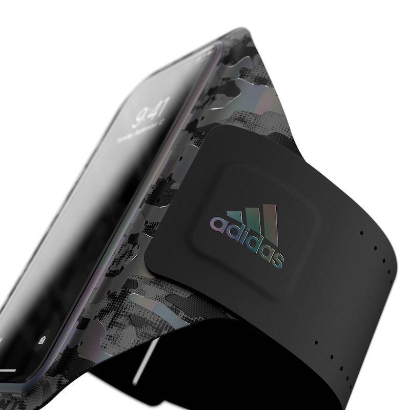 送料無料 adidas アディダス スマホ用 アームバンド ランニング スポーツ ユニバーサルタイプ ［ブラック（反射素材） 黒］ おしゃれ ブランド | adidas | 01