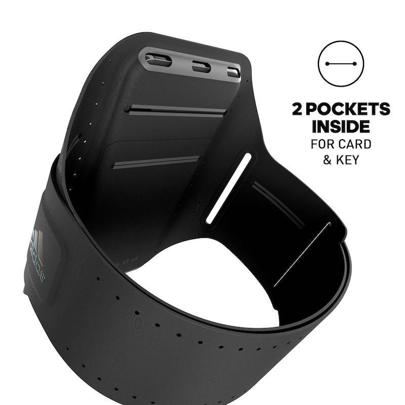 送料無料 adidas アディダス スマホ用 アームバンド ランニング スポーツ ユニバーサルタイプ ［ブラック（反射素材） 黒］ おしゃれ ブランド | adidas | 02