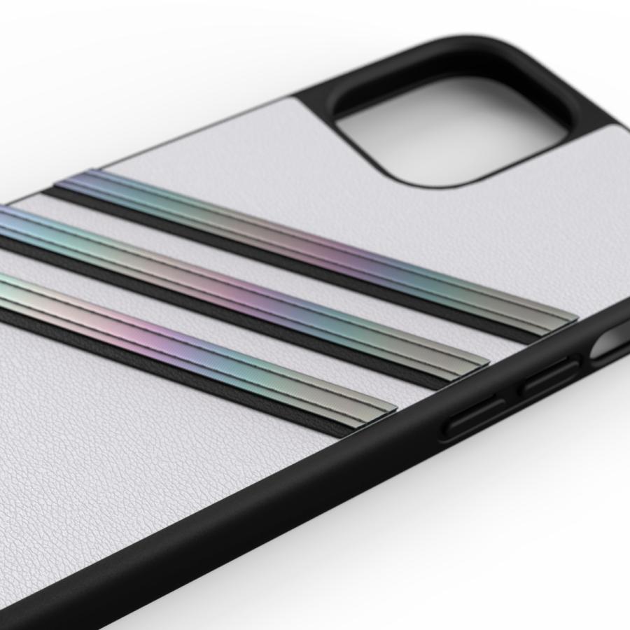adidas アディダス iPhone 12 Pro Max ケース アイフォン カバー スマホケース 耐衝撃 TPU SAMBA サンバ ホワイト x ホロ 白 おしゃれ ブランド｜smartstyle-select｜05
