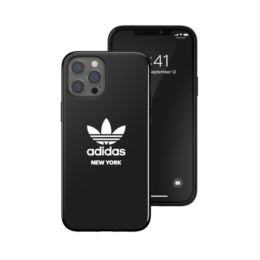 【※返品不可※アディダス在庫処分品】 adidas iPhone 12 Pro Max ケース TPU 都市シリーズ ニューヨーク ロゴ ブラック 黒 | adidas | 03
