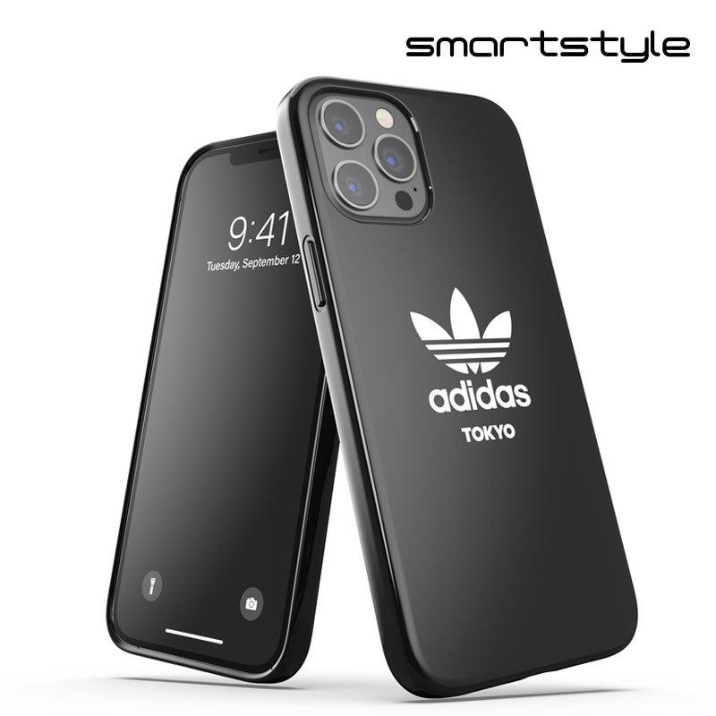 adidas アディダス iPhone 12 Pro Max ケース アイフォン カバー スマホケース 耐衝撃 TPU 都市シリーズ 東京(トーキョー) ロゴ ブラック 黒 おしゃれ ブランド | adidas
