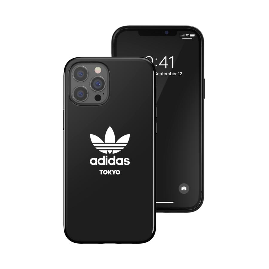 adidas アディダス iPhone 12 Pro Max ケース アイフォン カバー スマホケース 耐衝撃 TPU 都市シリーズ 東京(トーキョー) ロゴ ブラック 黒 おしゃれ ブランド | adidas | 03