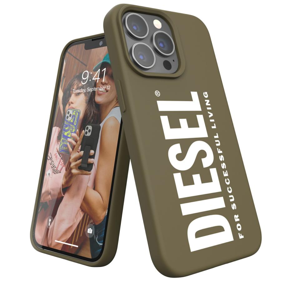 DIESEL ディーゼル iPhone ケース アイフォン カバー スマホケース シリコンケース シリコン 12 13 pro max ブラック 黒 ホワイト 白 グリーン ブルー 青｜smartstyle-select｜14
