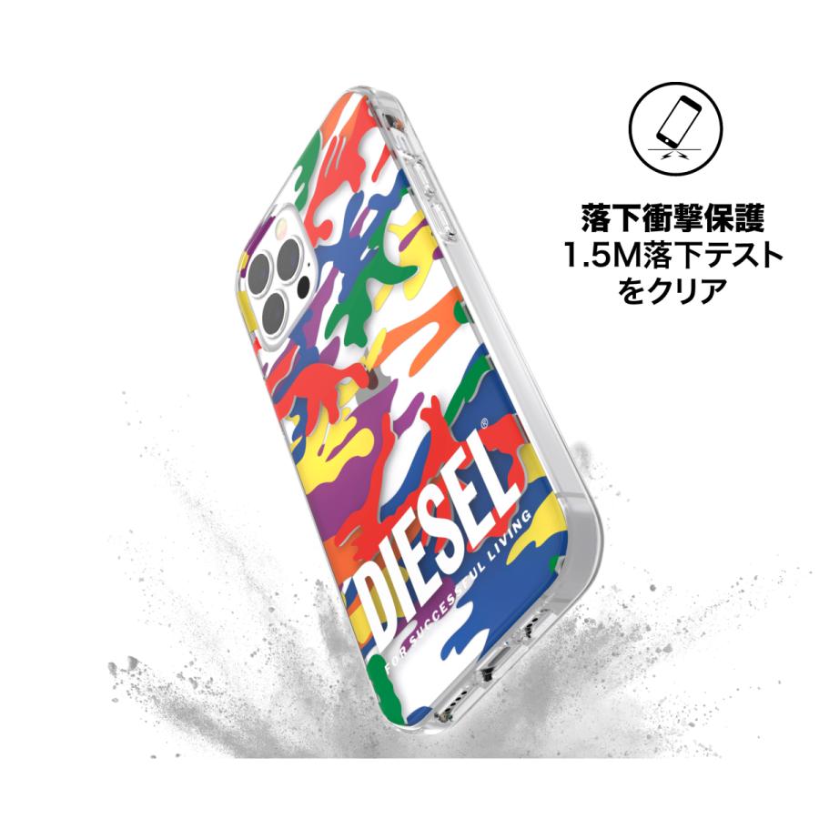DIESEL（ディーゼル） iPhone12 / iPhone12pro ケース クリア Pride