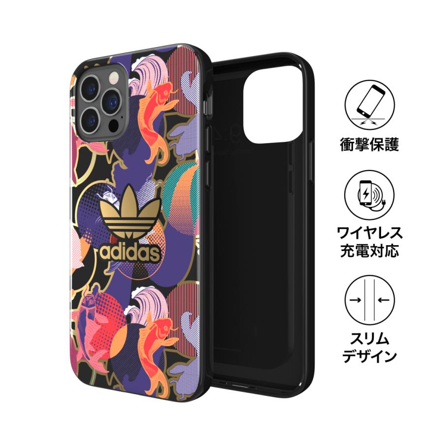 adidas アディダス iPhone 12 / iPhone 12pro ケース 耐衝撃 TPU CNY チャイニーズニューイヤー 旧正月デザイン グラフィック プリント 柄 カラフル 送料無料 | adidas | 01