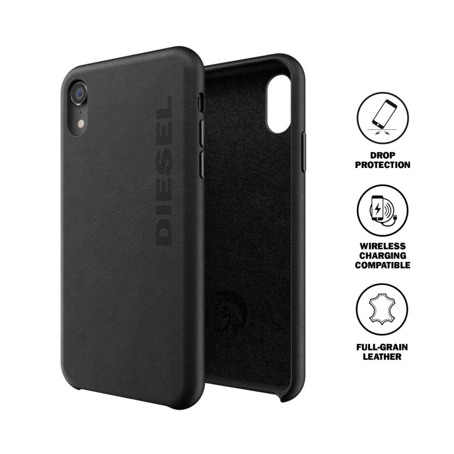 DIESEL iPhoneXRケース プレミアムレザー フルラップ FW20