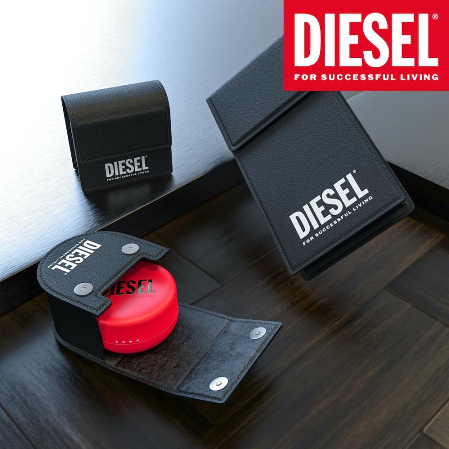 人気ブランドを DIESEL ワイヤレスイヤホン ケース レザー カバー (ディーゼル イヤホン