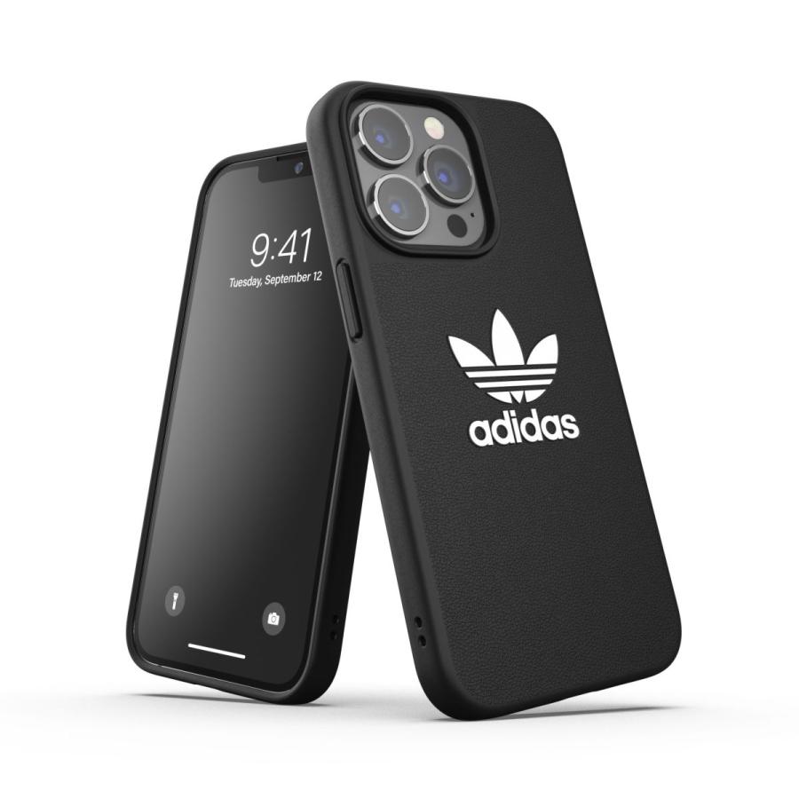 adidas アディダス iPhone13 Pro ケース アイフォン カバー スマホケース 耐衝撃 TPU BASIC ブラック 黒 おしゃれ スマホカバー ブランド｜smartstyle-select