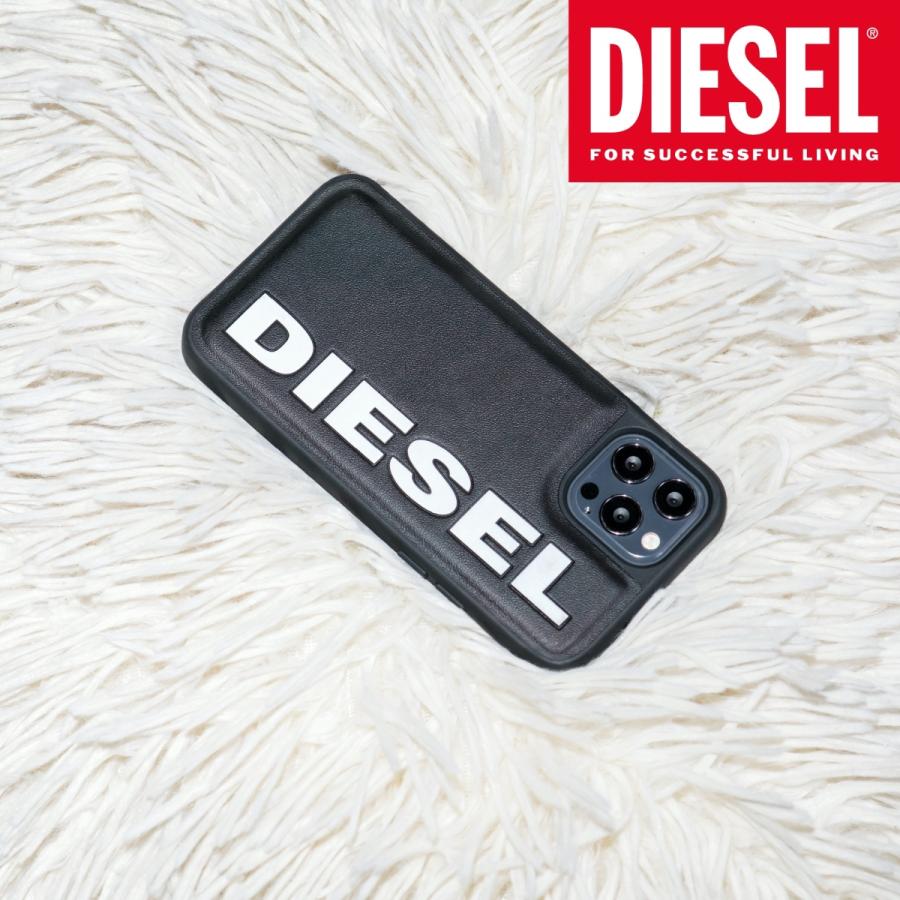 DIESEL ディーゼル iPhone 13 Pro Max ケース スマホケース アイフォン カバー 耐衝撃 TPU ロゴ ラバープリント ブラック / ホワイト 黒 おしゃれ ブランド｜smartstyle-select｜06