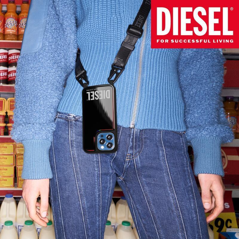 iPhone13Pro スマホカバー　DIESEL 黒　ネックストラップ 楽天市場】【送料無料】 DIESEL ディーゼル iPhone ケース