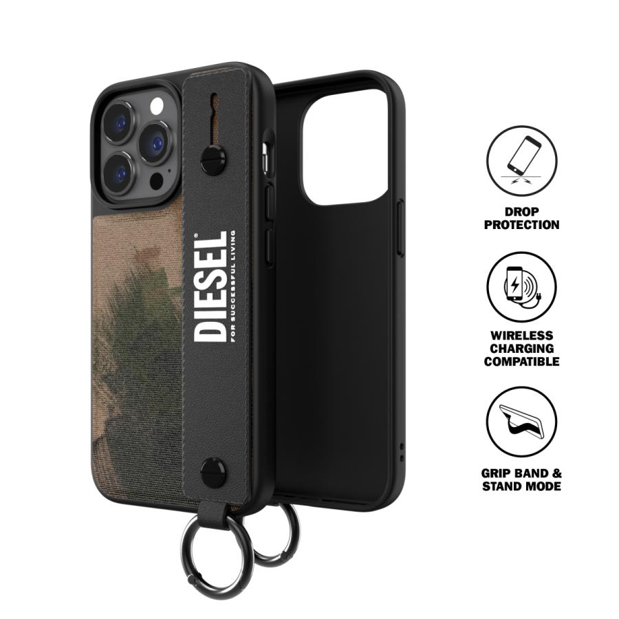 DIESEL iPhone13pro ケース 6.1インチ スマホスタンド ハンド