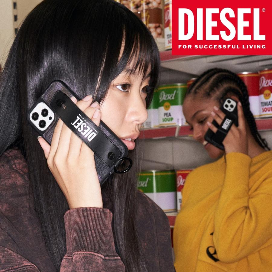 DIESEL iPhone 13 Pro 6.1インチ ケース スマホスタンド カードケース付きハンドストラップセット FW21 （ディーゼル iPhone13pro, ブラック） ブランド | DIESEL | 05