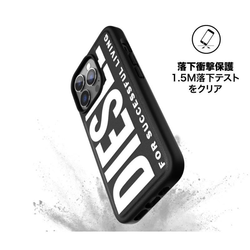 【色: ブラック/ホワイト (ラージロゴ)】DIESEL iphone13pro DIESEL 送料無料 ディーゼル iPhone 13 Pro ケース スマホケース