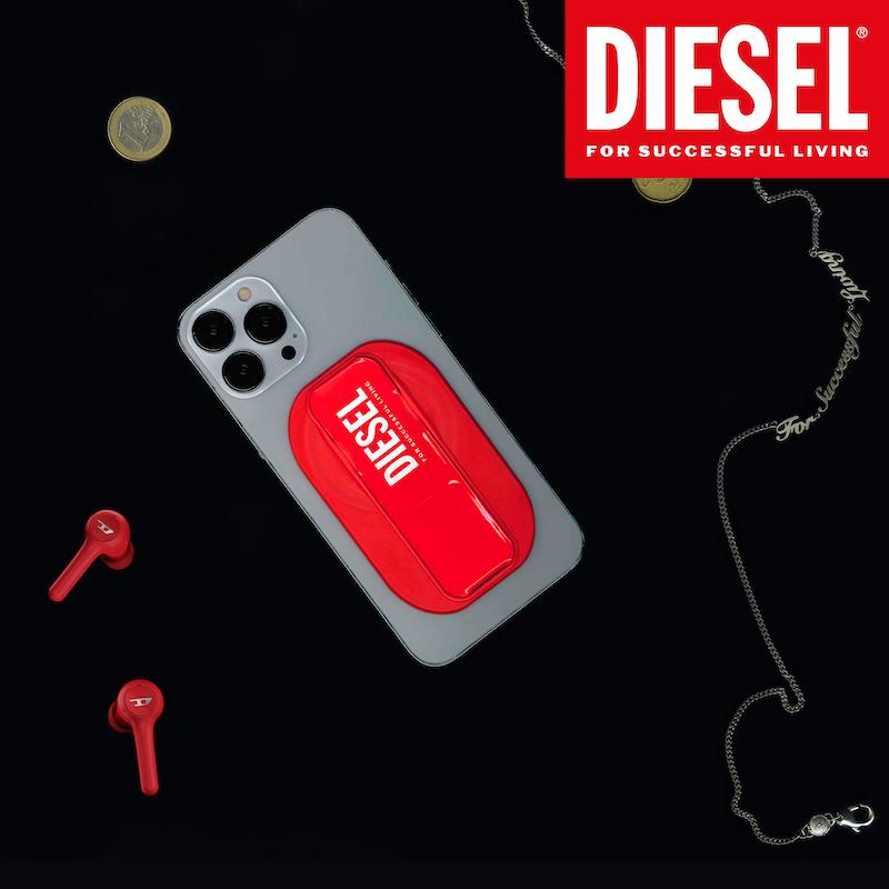 DIESEL 送料無料 ディーゼル MagSafe対応 スマホスタンド グリップ