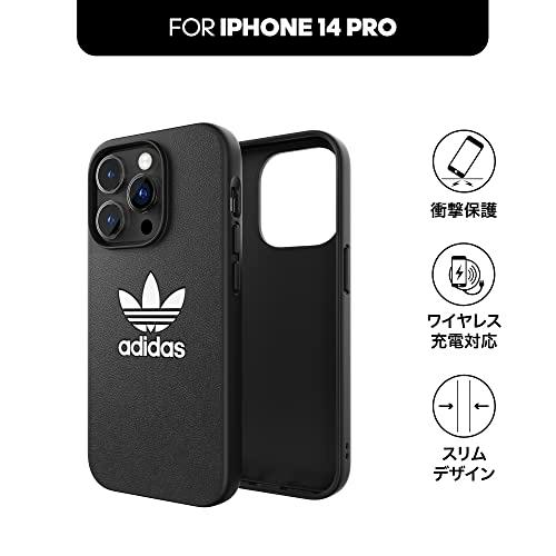 送料無料 adidas アディダス スマホケース iPhone 14 Pro ケース アイフォン カバー スマホケース 耐衝撃 TPU BASIC ブラック 黒 アイフォンカバー |  | 04