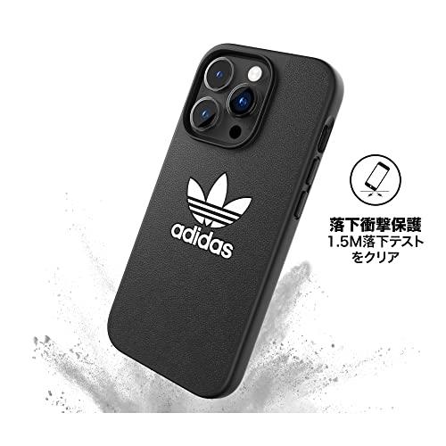 送料無料 adidas アディダス スマホケース iPhone 14 Pro ケース アイフォン カバー スマホケース 耐衝撃 TPU BASIC ブラック 黒 アイフォンカバー |  | 05