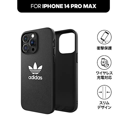 送料無料 adidas アディダス スマホケース iPhone 14 Pro Max ケース アイフォン カバー スマホケース 耐衝撃 TPU BASIC ブラック 黒 アイフォンカバー |  | 04
