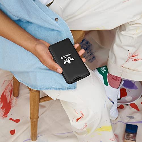 送料無料 adidas アディダス スマホケース iPhone 14 手帳型ケース アイフォン 手帳 ケース カバー スマホケース 耐衝撃 TPU BASIC ブラック 黒 |  | 01