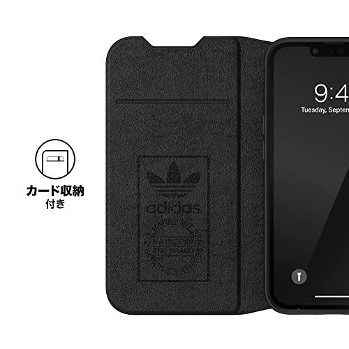 送料無料 adidas アディダス スマホケース iPhone 14 手帳型ケース アイフォン 手帳 ケース カバー スマホケース 耐衝撃 TPU BASIC ブラック 黒 |  | 02