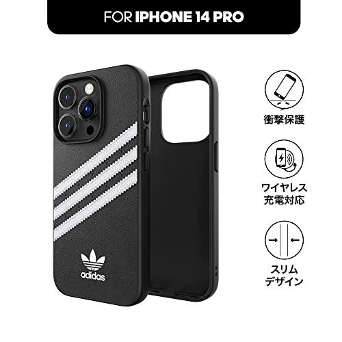 送料無料 adidas アディダス スマホケース iPhone 14 Pro ケース アイフォン カバー 耐衝撃 TPU SAMBA サンバ ブラック 黒 韓国 アイフォンカバー iphoneカバー |  | 04