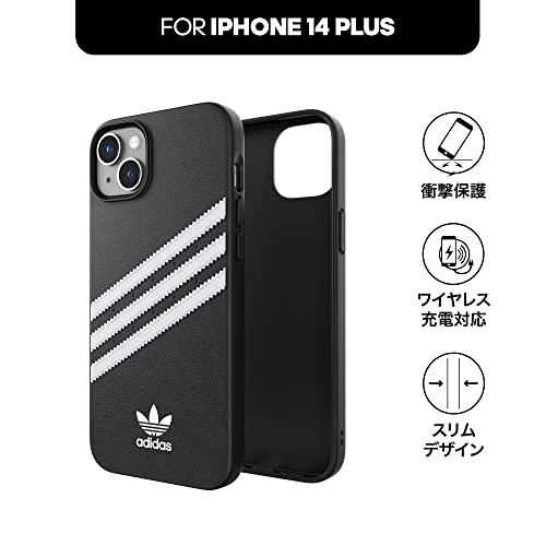 送料無料 adidas アディダス スマホケース iPhone 14 Plus ケース アイフォン カバー 耐衝撃 TPU SAMBA サンバ ブラック 黒 アイフォンカバー iphoneカバー |  | 04