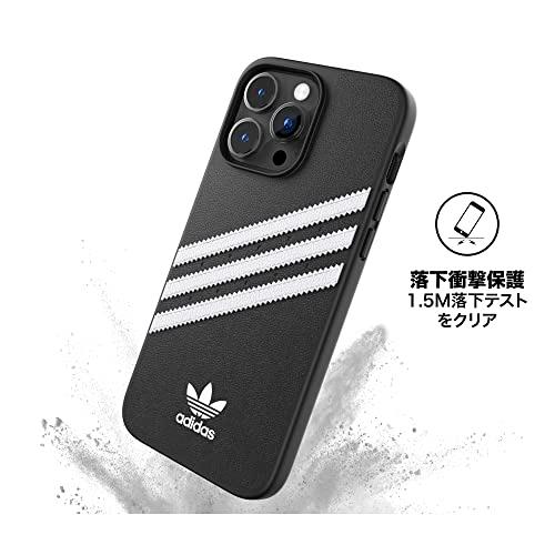 送料無料 adidas アディダス スマホケース iPhone 14 Pro Max ケース アイフォン カバー 耐衝撃 TPU SAMBA サンバ ブラック 黒 アイフォンカバー iphoneカバー |  | 05