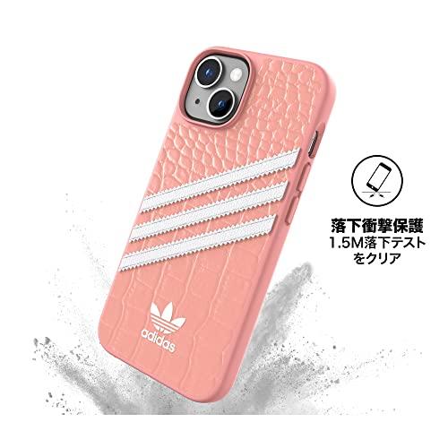 送料無料 adidas アディダス スマホケース iPhone14 ケース アイフォン カバー 耐衝撃 TPU SAMBA サンバ クロコダイルプリント 型押し ワンダーモーブ ピンク |  | 05