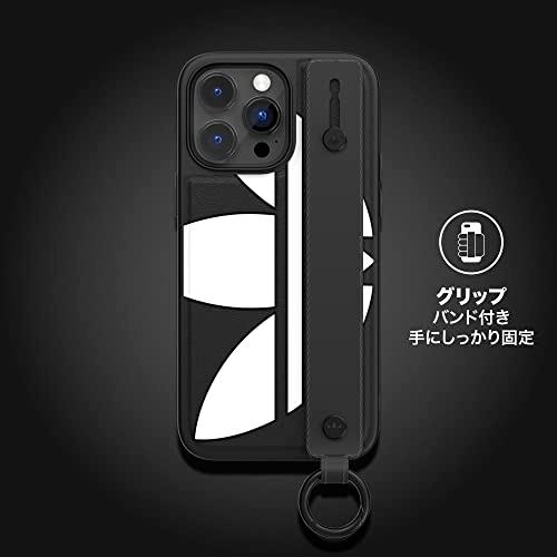 送料無料 adidas アディダス スマホケース iPhone 14 Pro Max ケース アイフォン カバー スマホケース ハンドストラップ ベルト スタンド機能 ブラック 黒｜smartstyle-select｜04