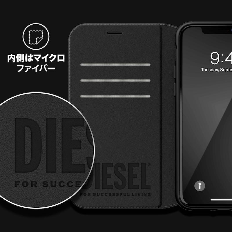DIESEL（ディーゼル） 送料無料 iPhone14pro 手帳型ケース アイフォン