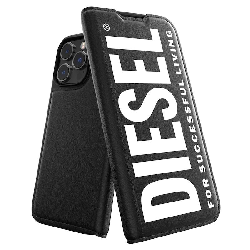 送料無料 DIESEL ディーゼル iPhone14ProMax 手帳型ケース アイフォン