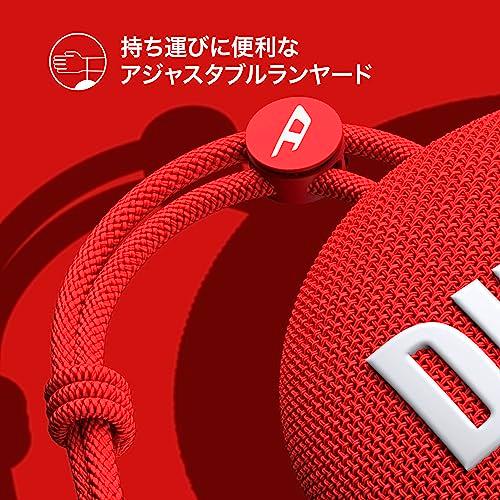 DIESEL ディーゼル Bluetooth コンパクト ワイヤレススピーカー ブランド ワイヤレス 防水 最大28時間音楽再生 リストストラップ付 [ ブラック / レッド ]｜smartstyle-select｜08