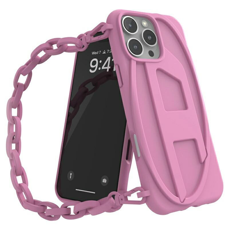 DIESEL（ディーゼル） 送料無料 iPhone ケース Dロゴ チェーンケース