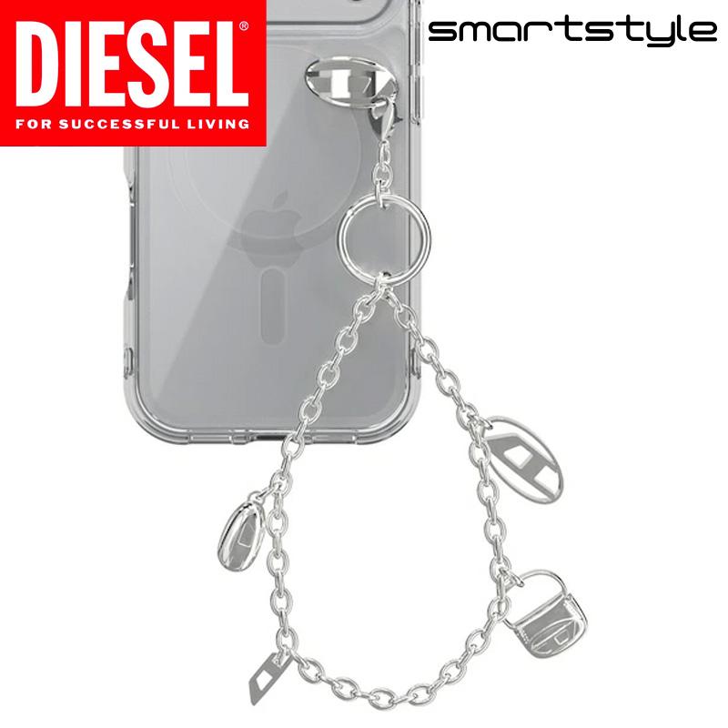 DIESEL ロック型キーホルダー　ストラップ DIESEL（ディーゼル） 送料無料 スマホストラップ チャーム 携帯用