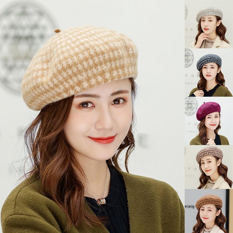 ウール帽 チェック柄 レトロ 大柄 ベレー帽 帽子 レディース 人気 おしゃれ キ ャスケット 小顔効果 春夏秋冬 キャップ 千鳥格子柄 ハット ファッション 原宿 Hat07 楽販ボックス 通販 Yahoo ショッピング