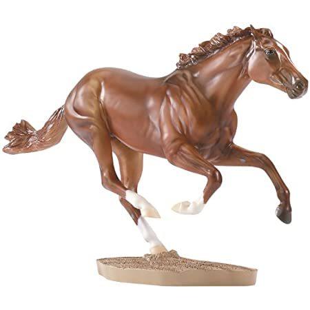 Breyer トラディショナルシリーズ Secretariat 馬 ベース付き | モデル馬のおもちゃ | 13.5インチ x 9.5インチ | 1: トイストーリー