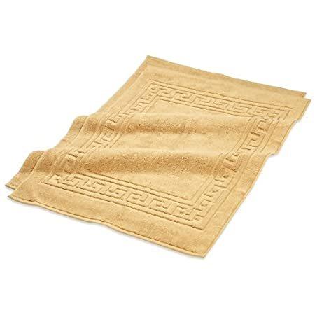 柔らかい Egyptian Superior Cotton [並行輸入品] Superior by Gold Set, Mat Bath Piece 2 シャワー、バス水栓