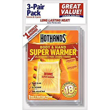 【メール便無料】 HeatMax_HotHands, 3-Pack Body & Hand Super Warmers_up to 18 Hours of Heat # その他関連グッズ