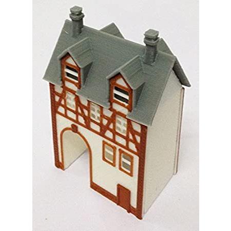 Outland Models Train Railway Layout Country Cottage House with Fencings N Scale 