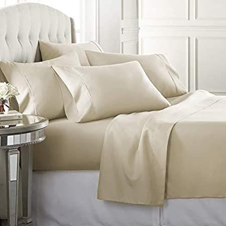 感謝の声続々！ 特別価格Danjor Linens King Size Bed Sheets Set - 1800 Series 6 Piece Bedding Sheet 好評販売中 ベッドカバー