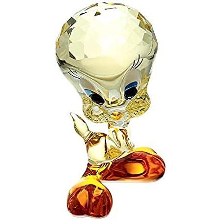 単品販売 Swarovski 本物の陽気でキュートなルーニー テューンズ トゥイーティー クリスタルフィギュア 最高級 最安値 Flamespabali Com