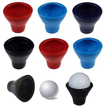 最新作 ゴルフボールレトリーバー パターピッカー グリップピックアップツール 5色 ミックスカラー 6個パック その他ゴルフ用品