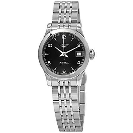 【オープニングセール】 Record Longines Automatic L23204566 Watch Ladies Dial Black 腕時計
