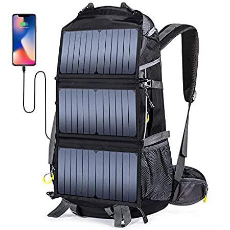 【良好品】 特別価格ECEEN Solar Powered Backpack with 20 Watts Solar Charger 78L Rucksack好評販売中 バックパック、ザック