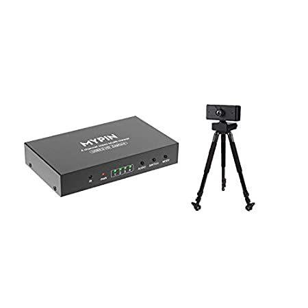 高価値セリー 特別価格MYPIN 4-Channel USB 3.0 Capture Card and Webcam with Tripod for Live Stream好評販売中 その他PCパーツ