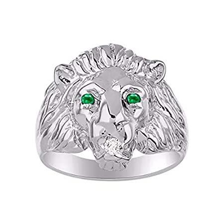 新着商品 Starter Conversation Amazing 特別価格RYLOS Set t好評販売中 in Emerald & Diamonds Genuine with 指輪