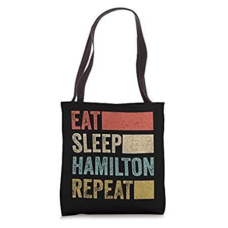 Stylish Hamilton Musical Retro 70´s Eat Sleep Hamilton Tote Bag
