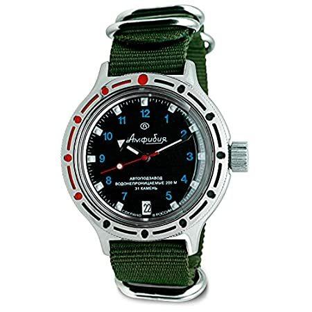 最安 Men's | VOSTOK Classic Watch Diver Russian Self-Winding Automatic Amphibian 腕時計